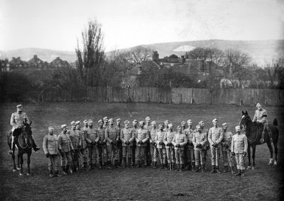 Officers of the Queens Westminster Volunteers (13th Middlesex) by Francis G. O. Stuart